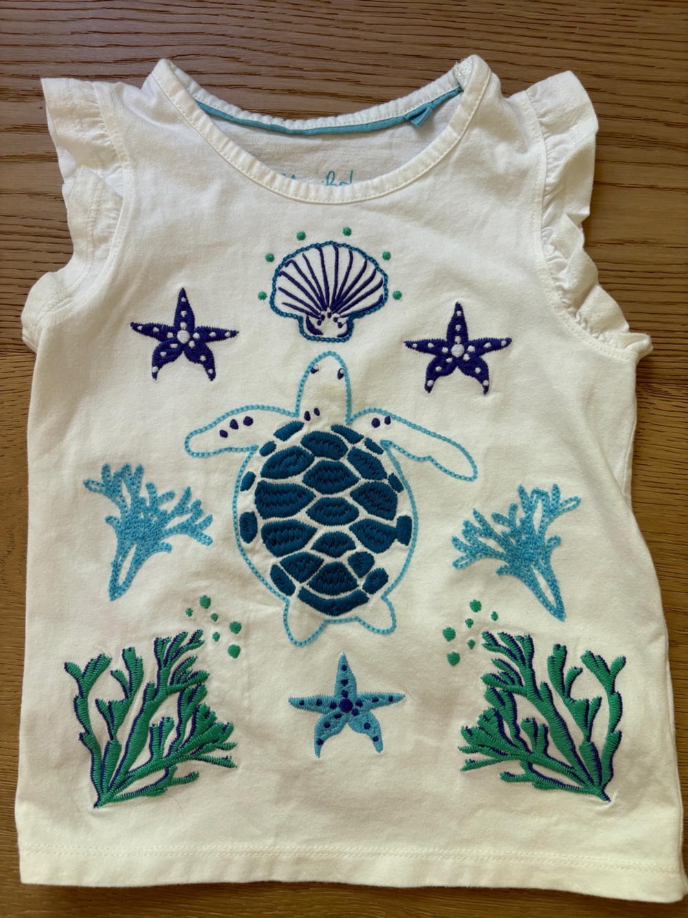 Mini boden embroidered tank 5/6